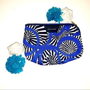 🌟NWOT Estée Lauder Blue Cosmetic Bag